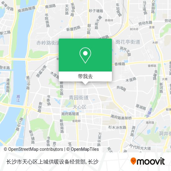 长沙市天心区上城供暖设备经营部地图
