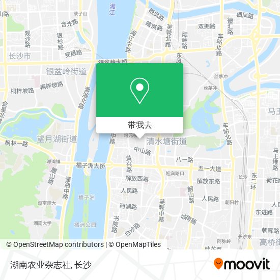 湖南农业杂志社地图