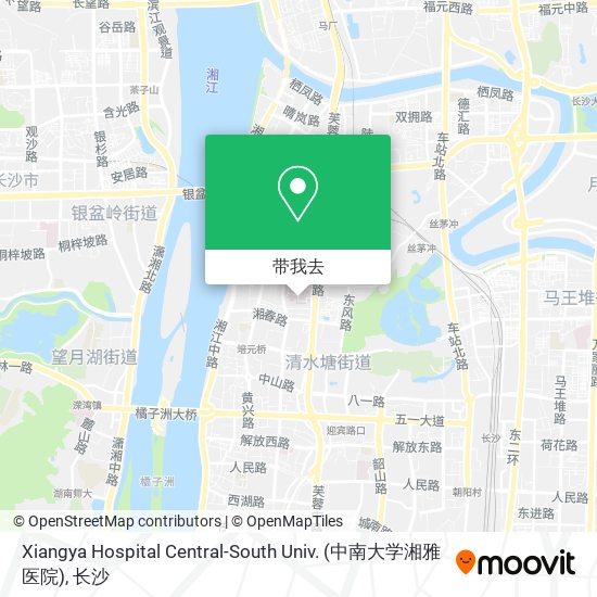 Xiangya Hospital Central-South Univ. (中南大学湘雅医院)地图