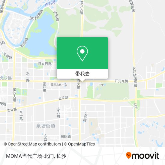 MOMA当代广场-北门地图
