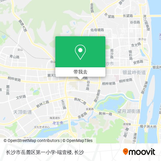 长沙市岳麓区第一小学-端壹楼地图