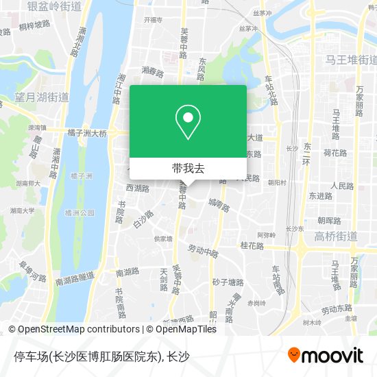 停车场(长沙医博肛肠医院东)地图