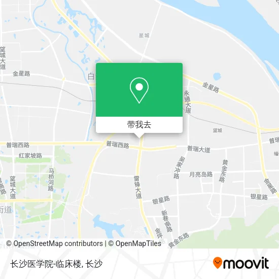 长沙医学院-临床楼地图