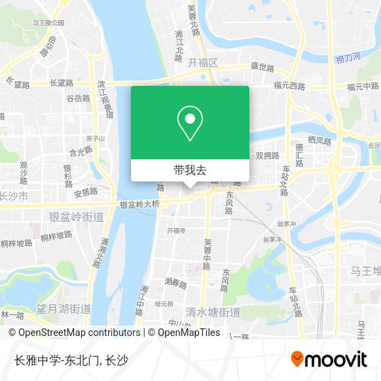 长雅中学-东北门地图