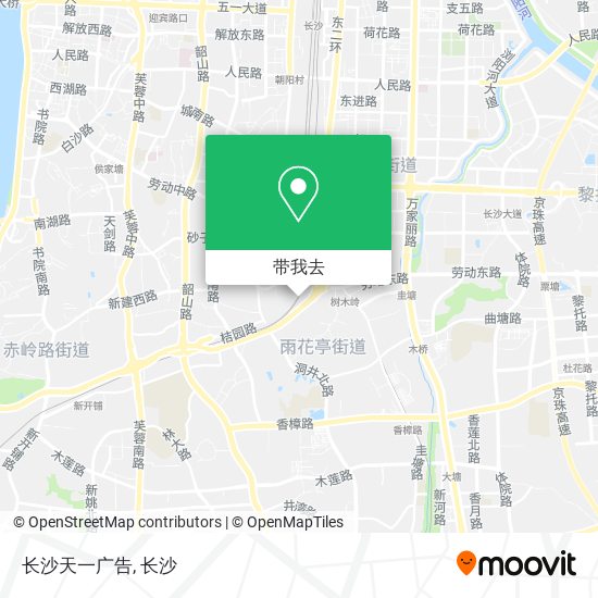 长沙天一广告地图