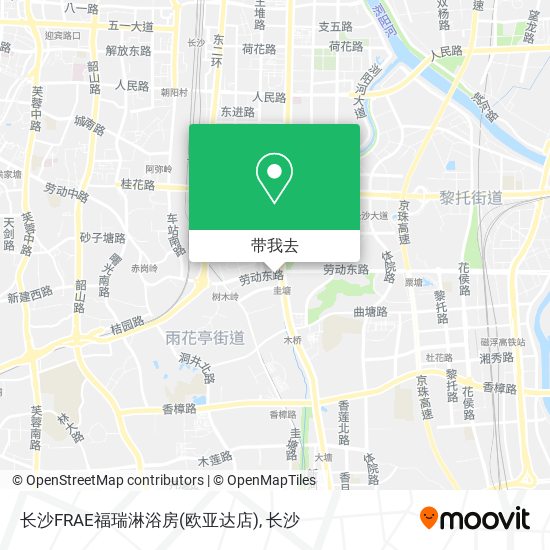 长沙FRAE福瑞淋浴房(欧亚达店)地图