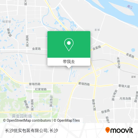 长沙统实包装有限公司地图