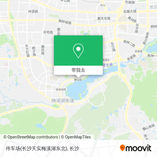 停车场(长沙天实梅溪湖东北)地图