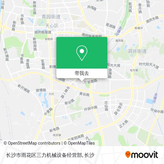 长沙市雨花区三力机械设备经营部地图