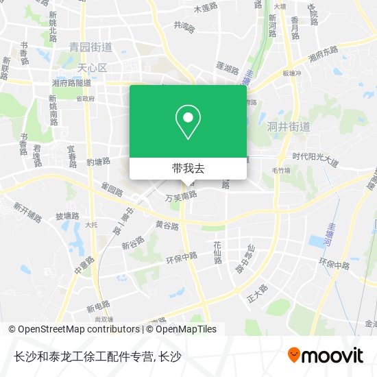 长沙和泰龙工徐工配件专营地图