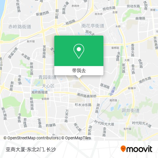 亚商大厦-东北2门地图