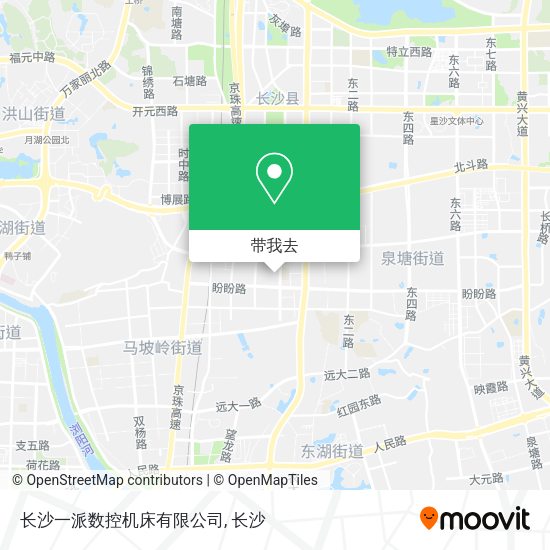 长沙一派数控机床有限公司地图