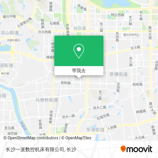 长沙一派数控机床有限公司地图