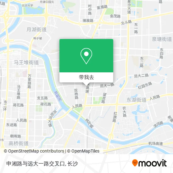 申湘路与远大一路交叉口地图