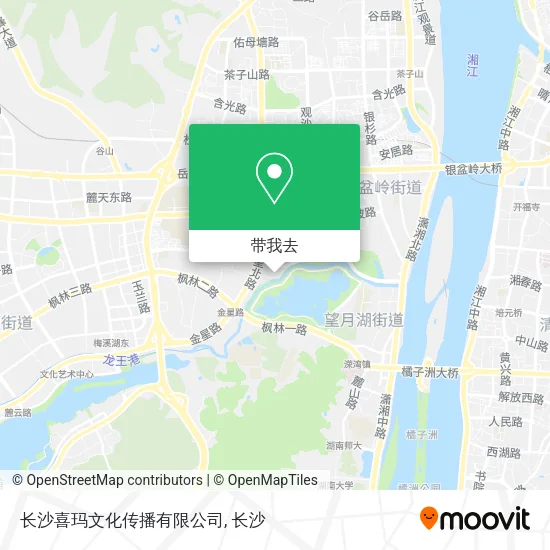长沙喜玛文化传播有限公司地图
