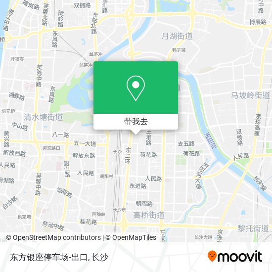 东方银座停车场-出口地图