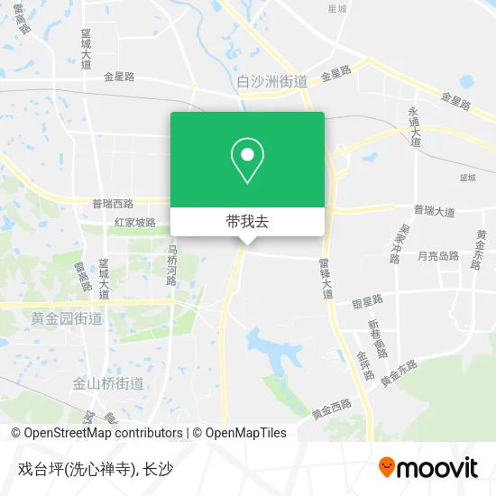 戏台坪(洗心禅寺)地图