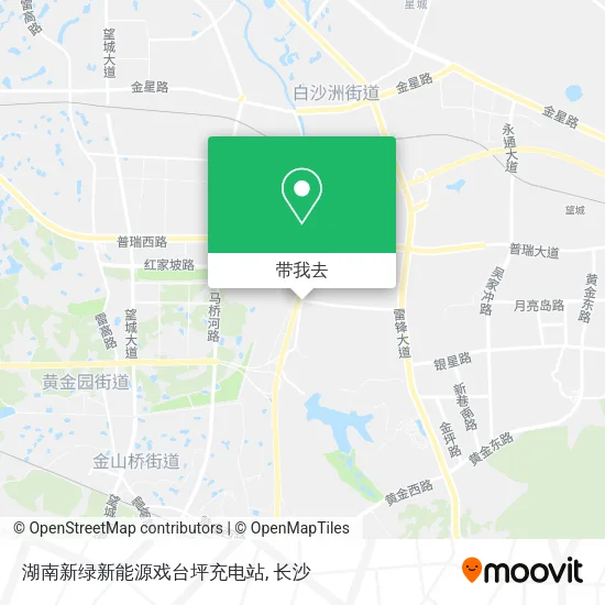 湖南新绿新能源戏台坪充电站地图