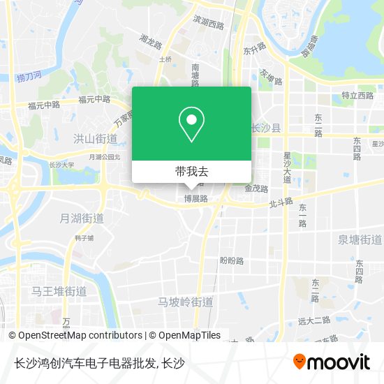 长沙鸿创汽车电子电器批发地图