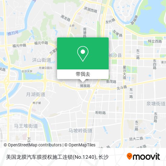 美国龙膜汽车膜授权施工连锁(No.1240)地图