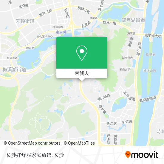 长沙好舒服家庭旅馆地图