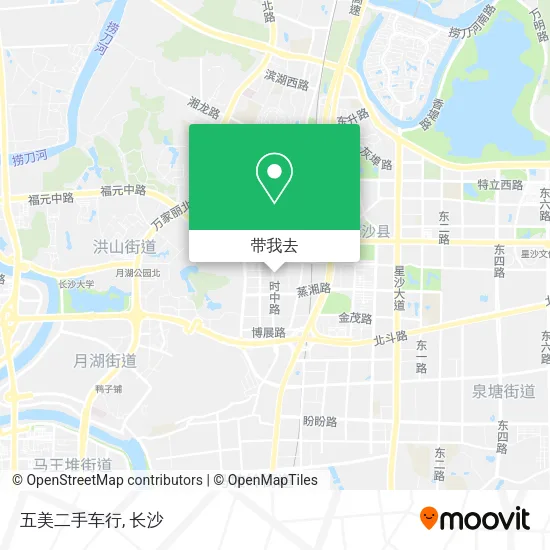 五美二手车行地图