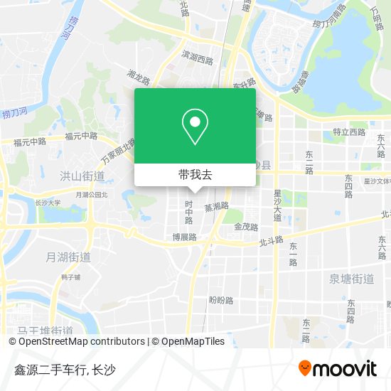 鑫源二手车行地图