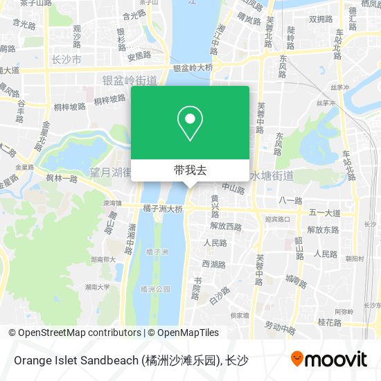 Orange Islet Sandbeach (橘洲沙滩乐园)地图