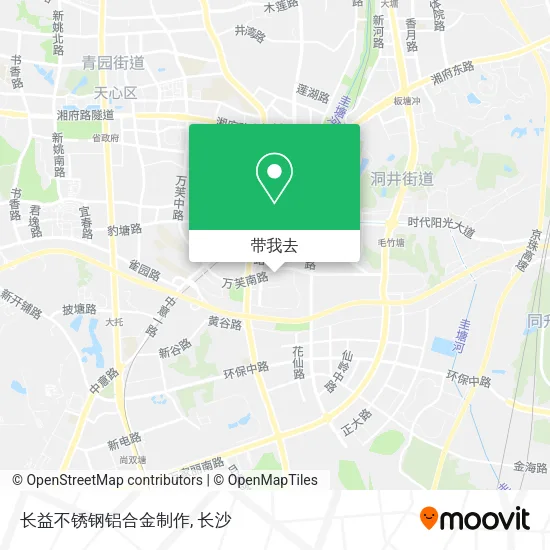 长益不锈钢铝合金制作地图