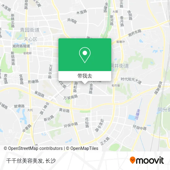 千千丝美容美发地图