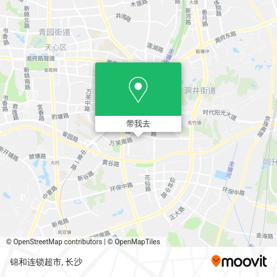 锦和连锁超市地图