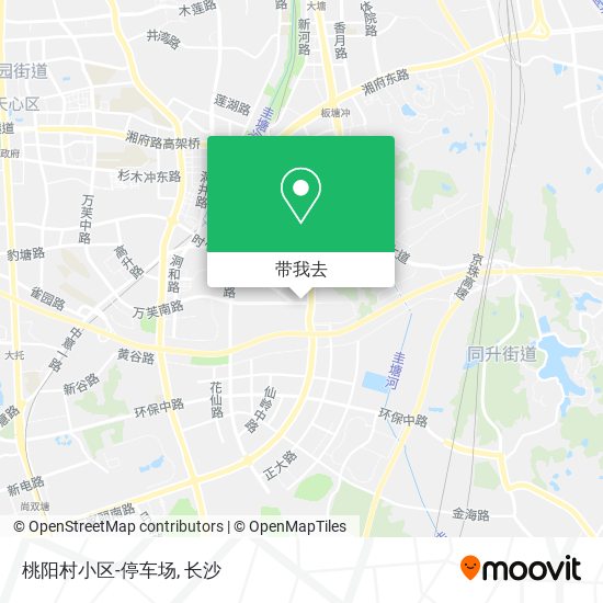 桃阳村小区-停车场地图