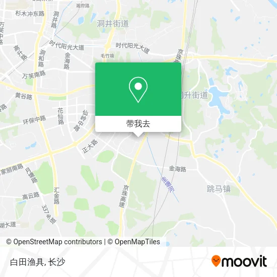 白田渔具地图