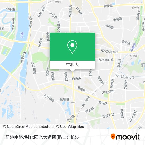 新姚南路/时代阳光大道西(路口)地图
