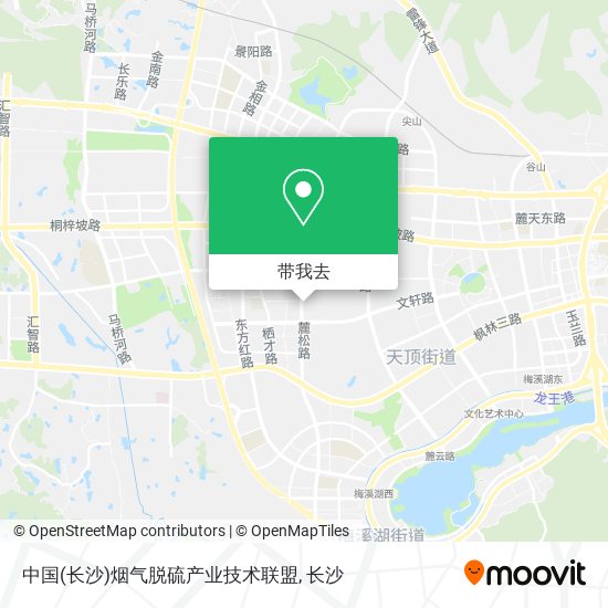 中国(长沙)烟气脱硫产业技术联盟地图