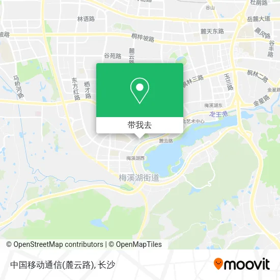 中国移动通信(麓云路)地图