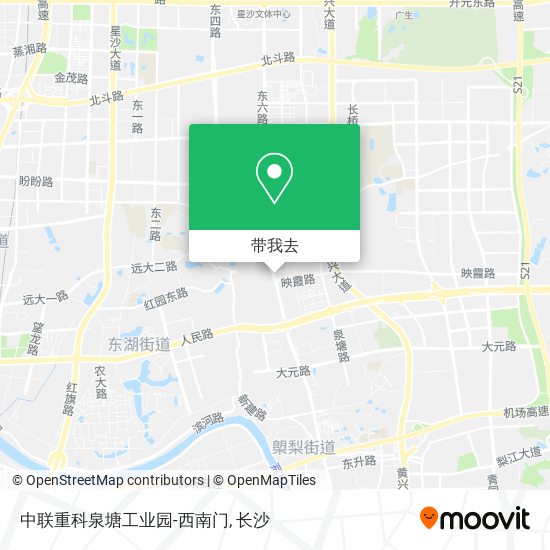 中联重科泉塘工业园-西南门地图