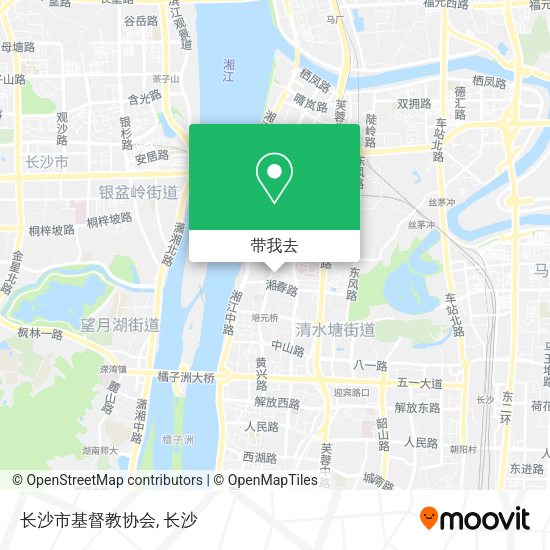 长沙市基督教协会地图