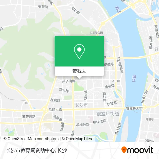 长沙市教育局资助中心地图