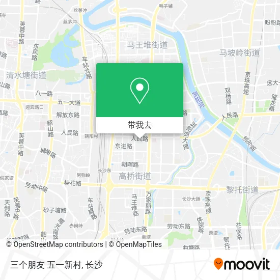 三个朋友 五一新村地图