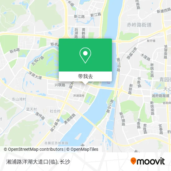 湘浦路洋湖大道口(临)地图