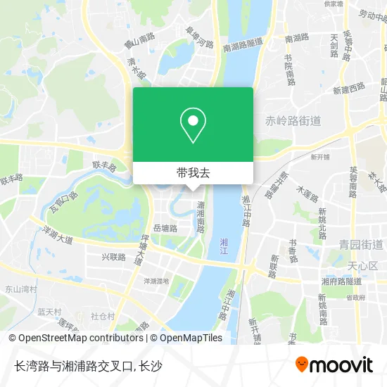 长湾路与湘浦路交叉口地图