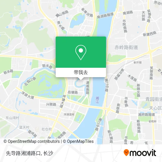 先导路湘浦路口地图