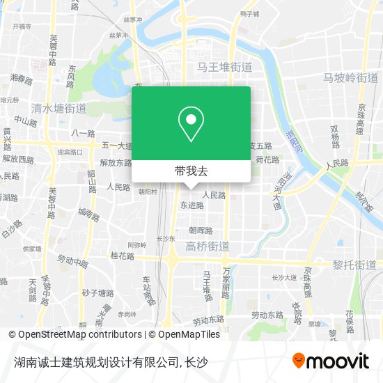 湖南诚士建筑规划设计有限公司地图