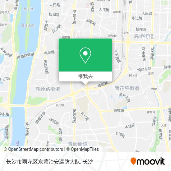 长沙市雨花区东塘治安巡防大队地图