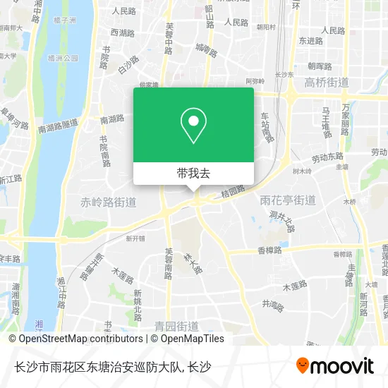 长沙市雨花区东塘治安巡防大队地图