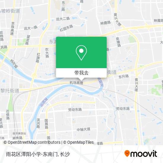 雨花区潭阳小学-东南门地图