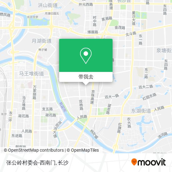 张公岭村委会-西南门地图