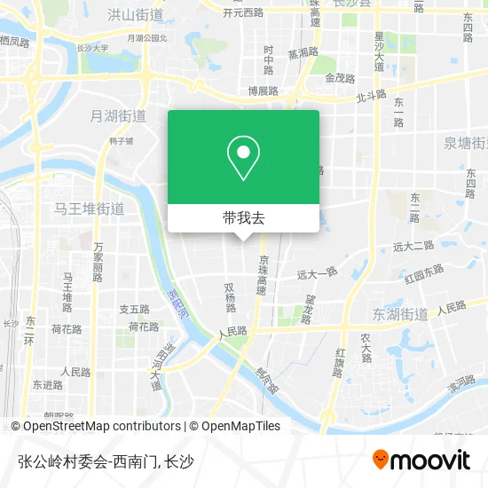 张公岭村委会-西南门地图