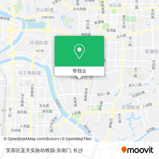 芙蓉区蓝天实验幼稚园-东南门地图